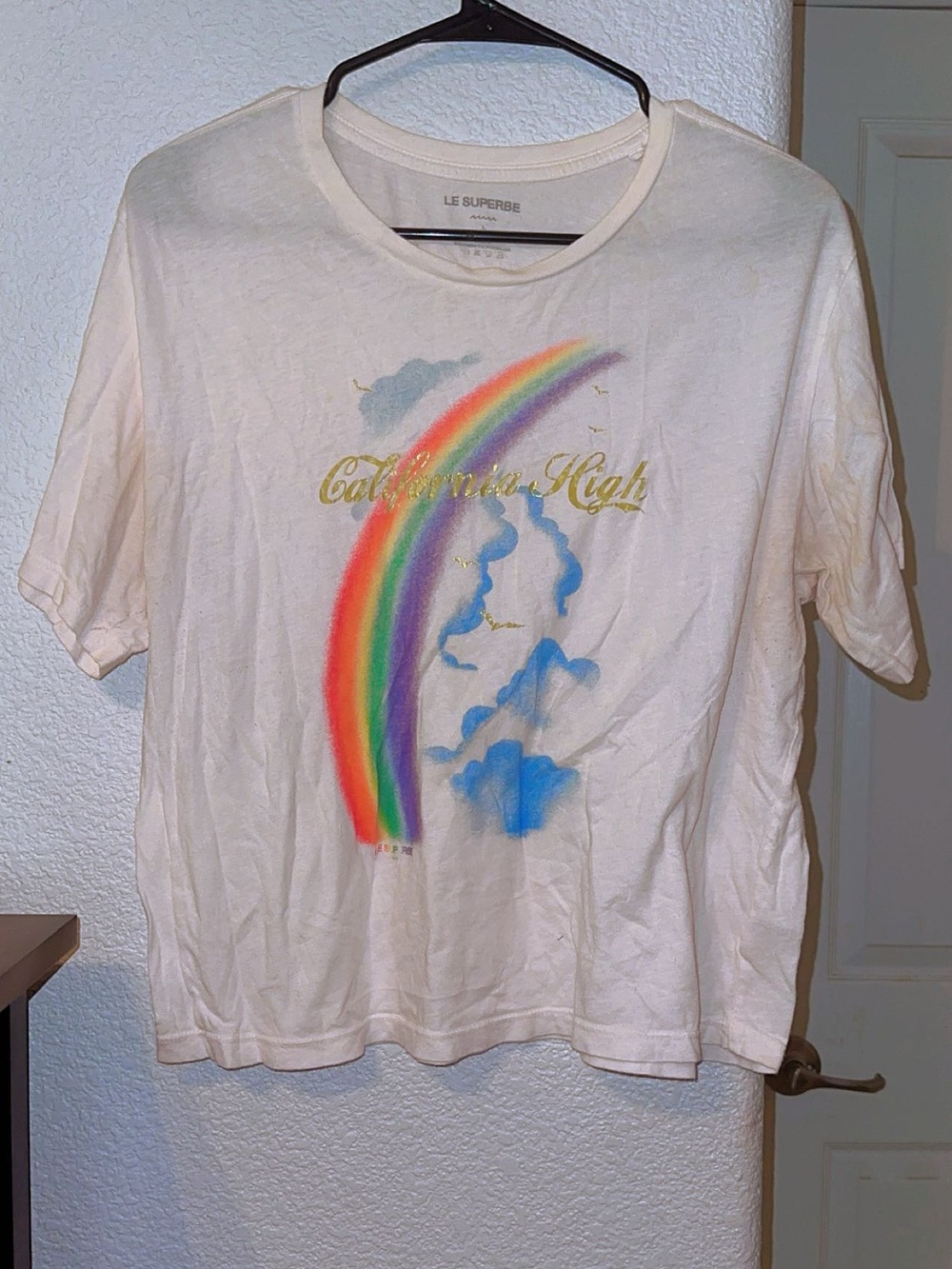 Revolve "California High" Rainbow Graphic Tee